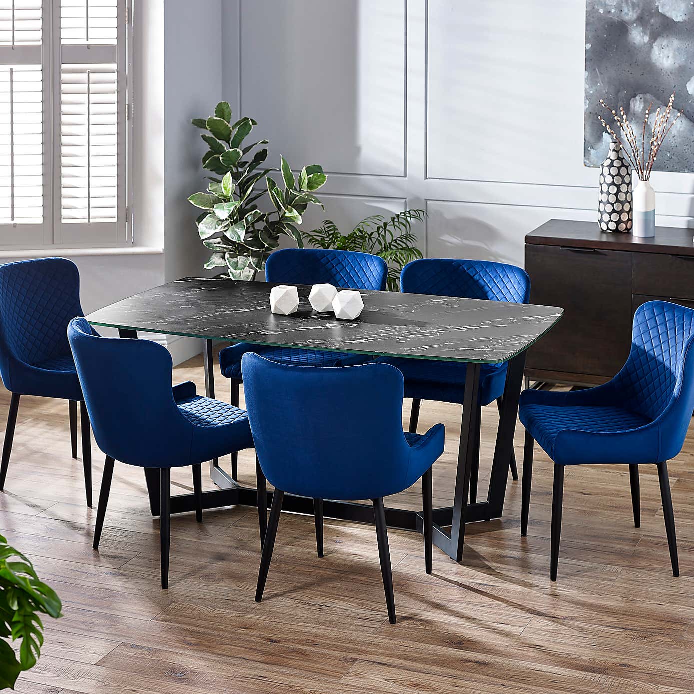 Olympus 6 Seater Dining Table Marble