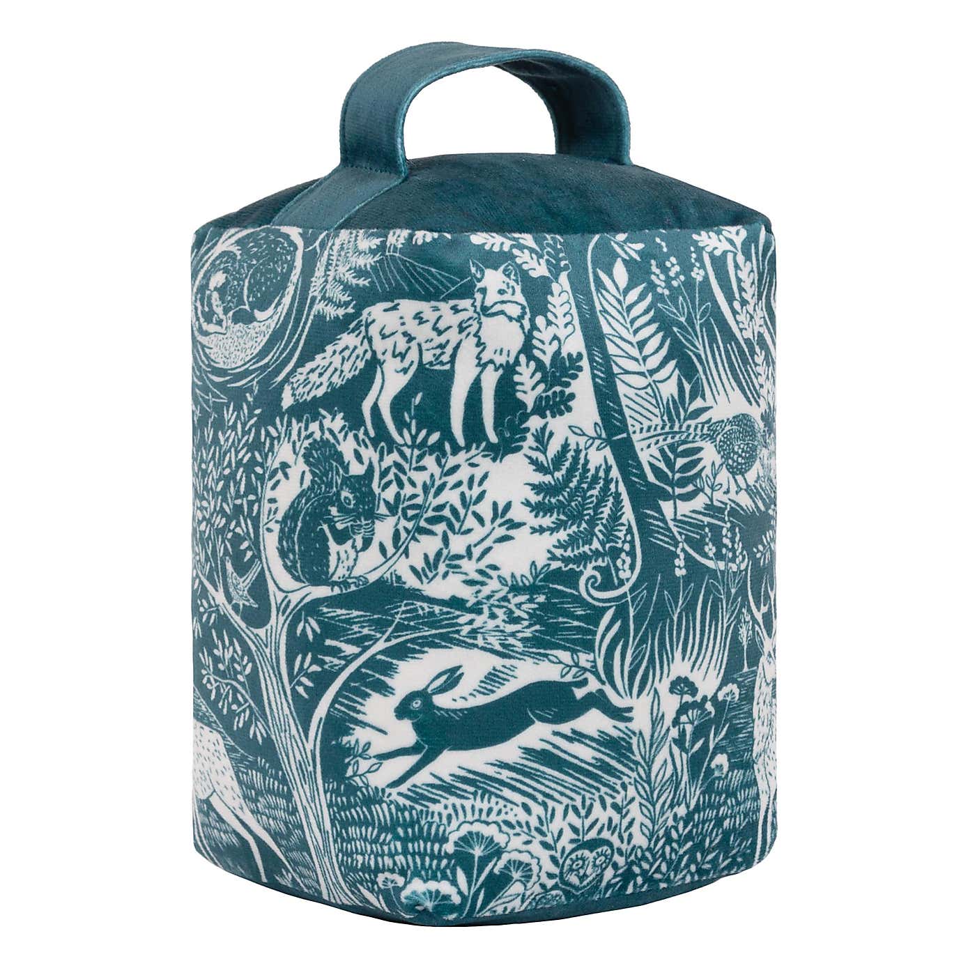 Winter Woods Midnight Polyester Doorstop
