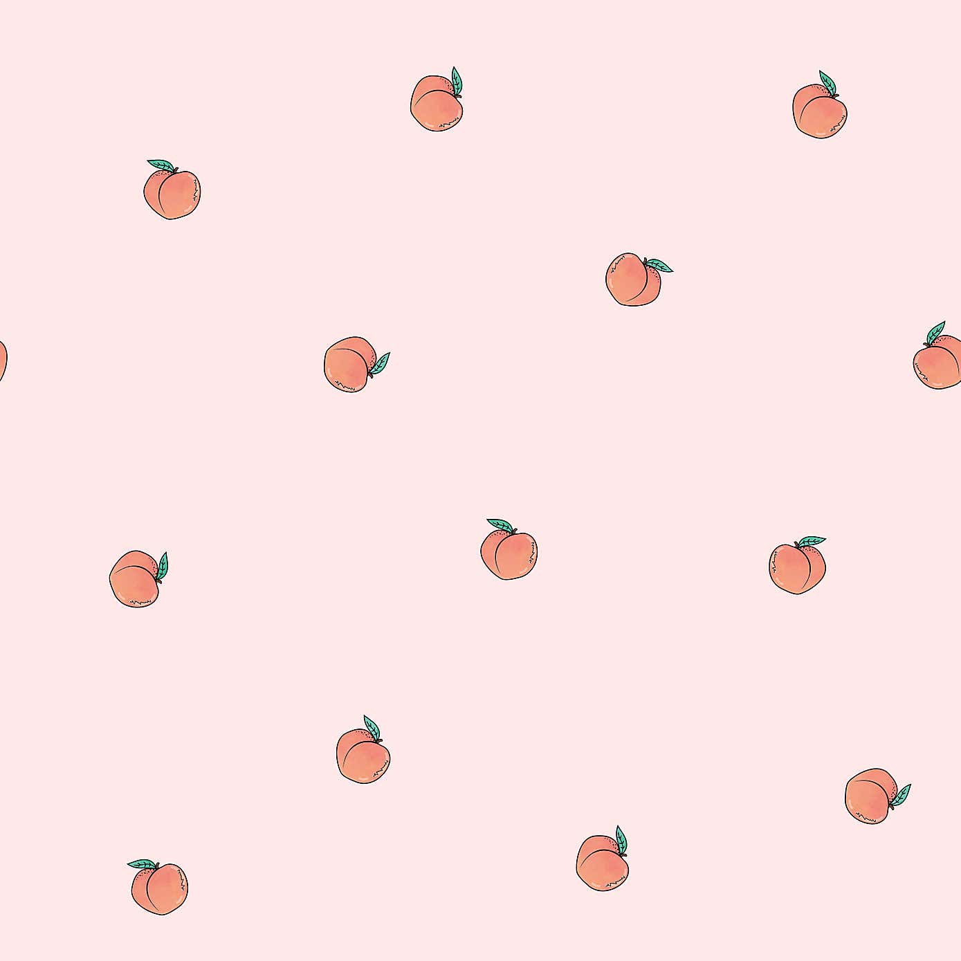 Skinny Dip Peachy Wallpaper