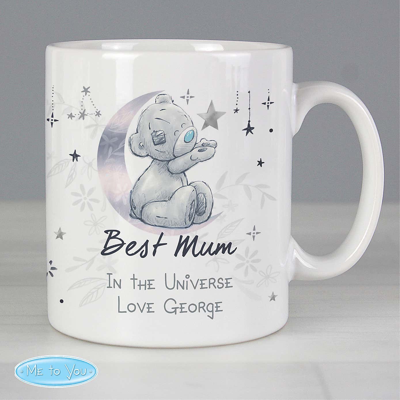 Personalised Moon and Stars Me To You Mug