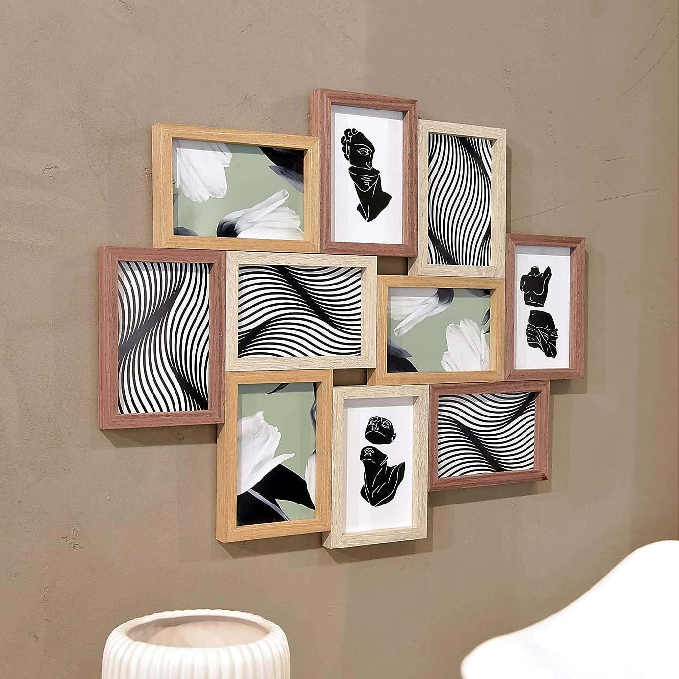 Nielsen 10 Picture Wooden Collage Photo Frame