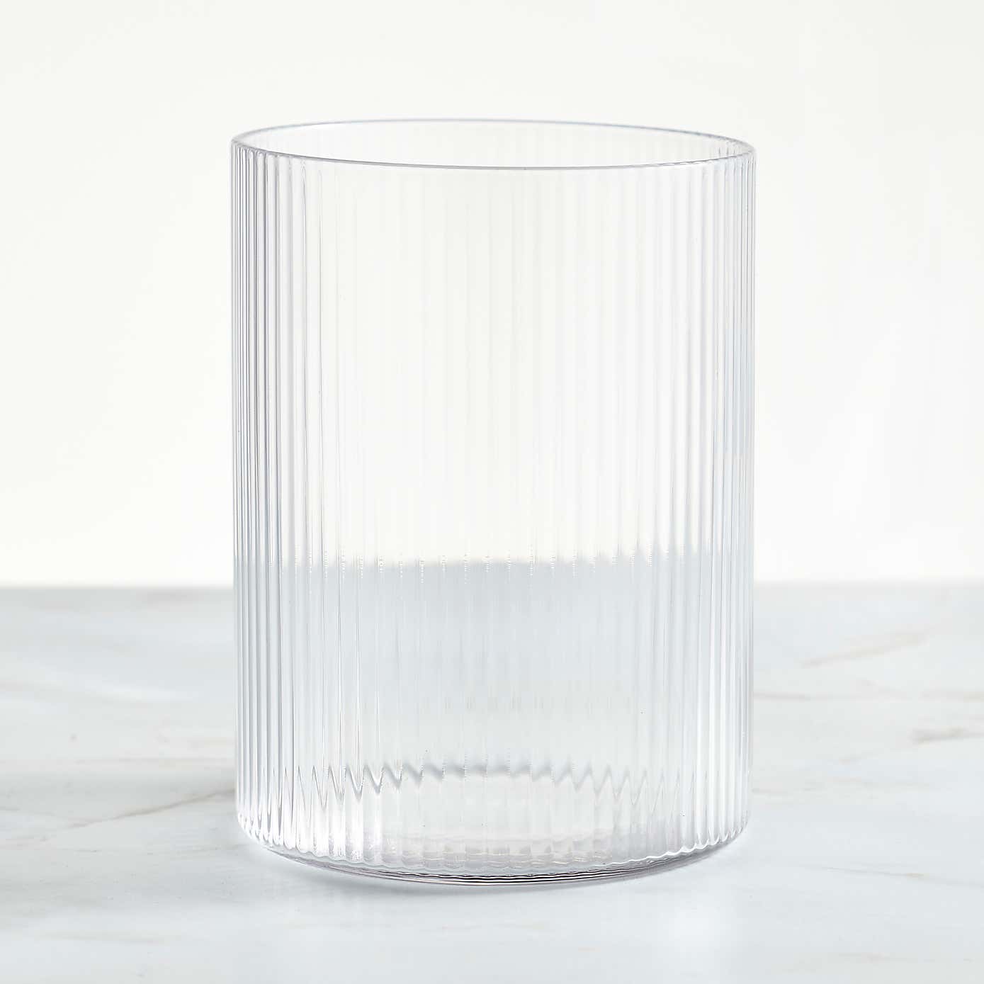 Ribbed Tumbler Glass