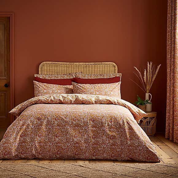 Ziara 100% Cotton Duvet Cover and Pillowcase Set