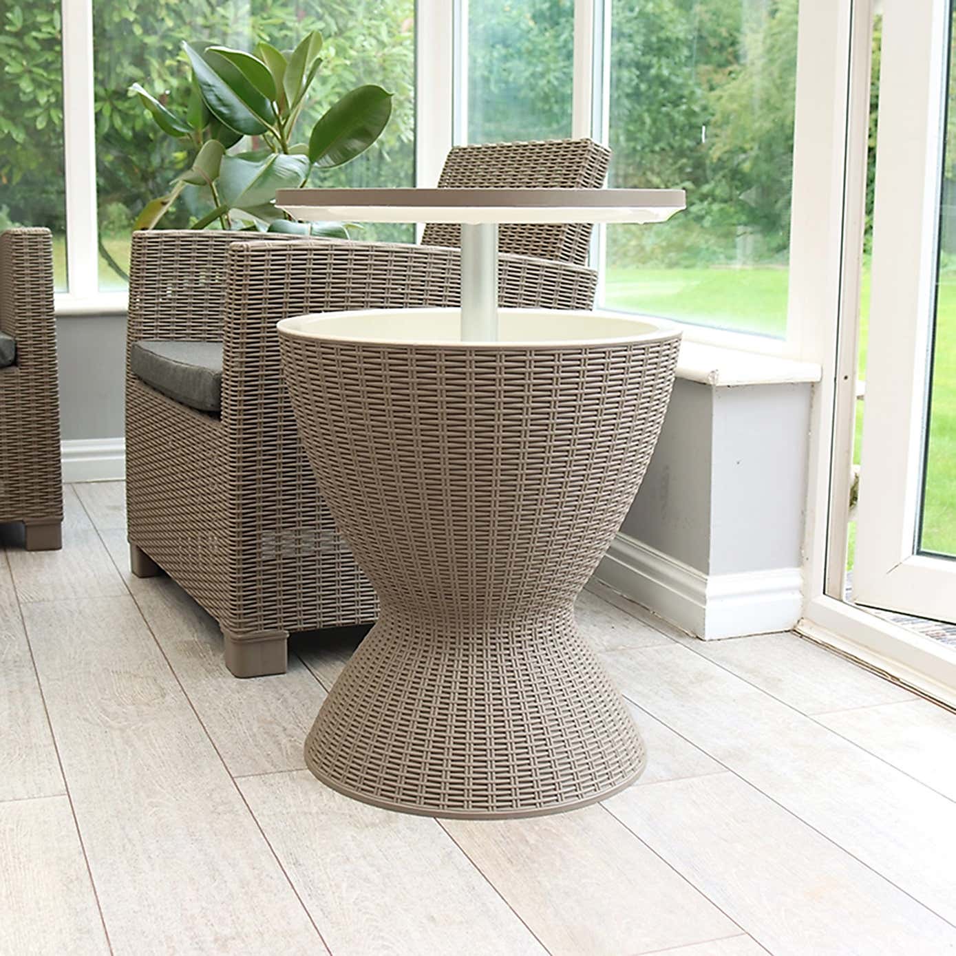 A.Mir Adjustable Ice Bucket Table