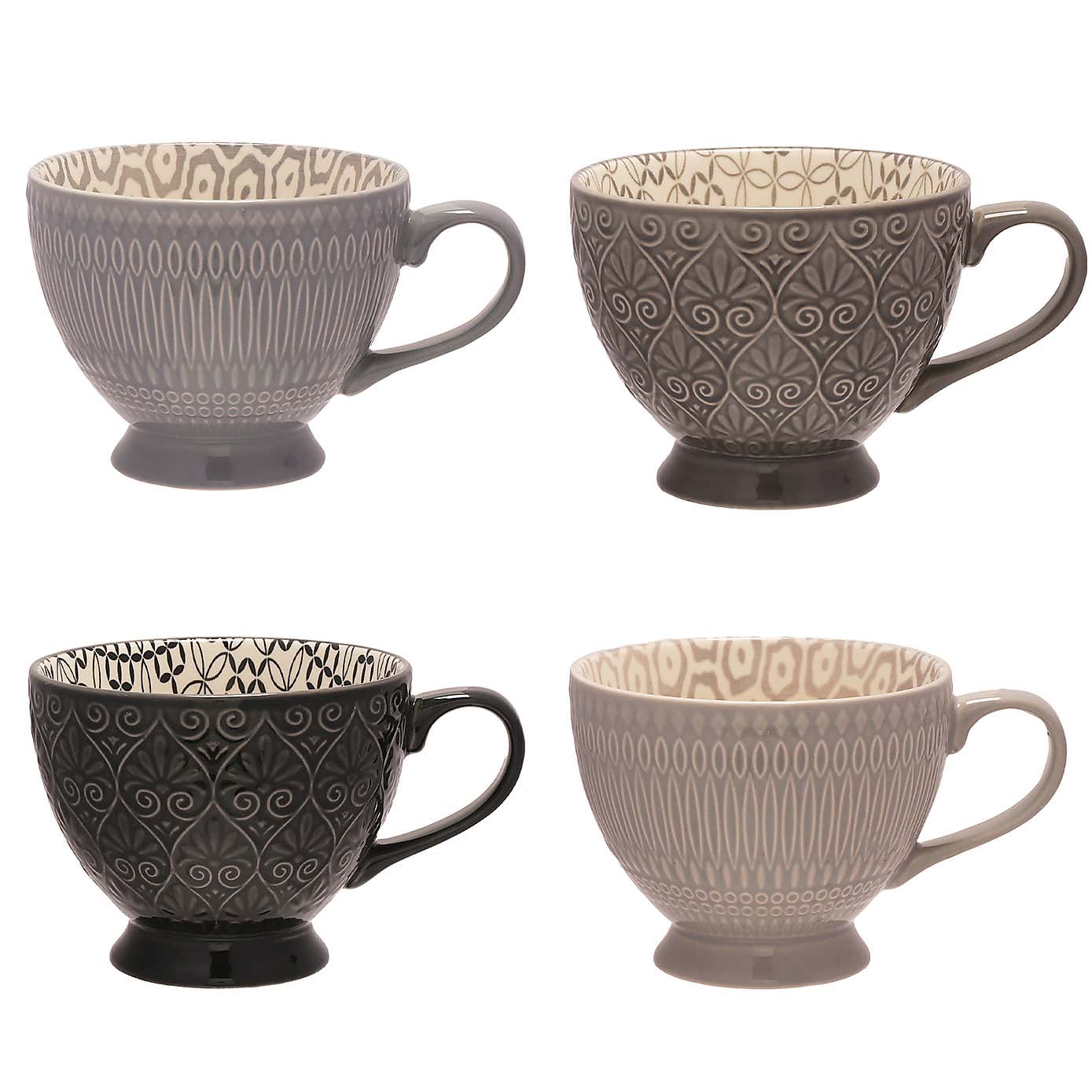 Hestia Set of 4 Ceramic Tea Cups