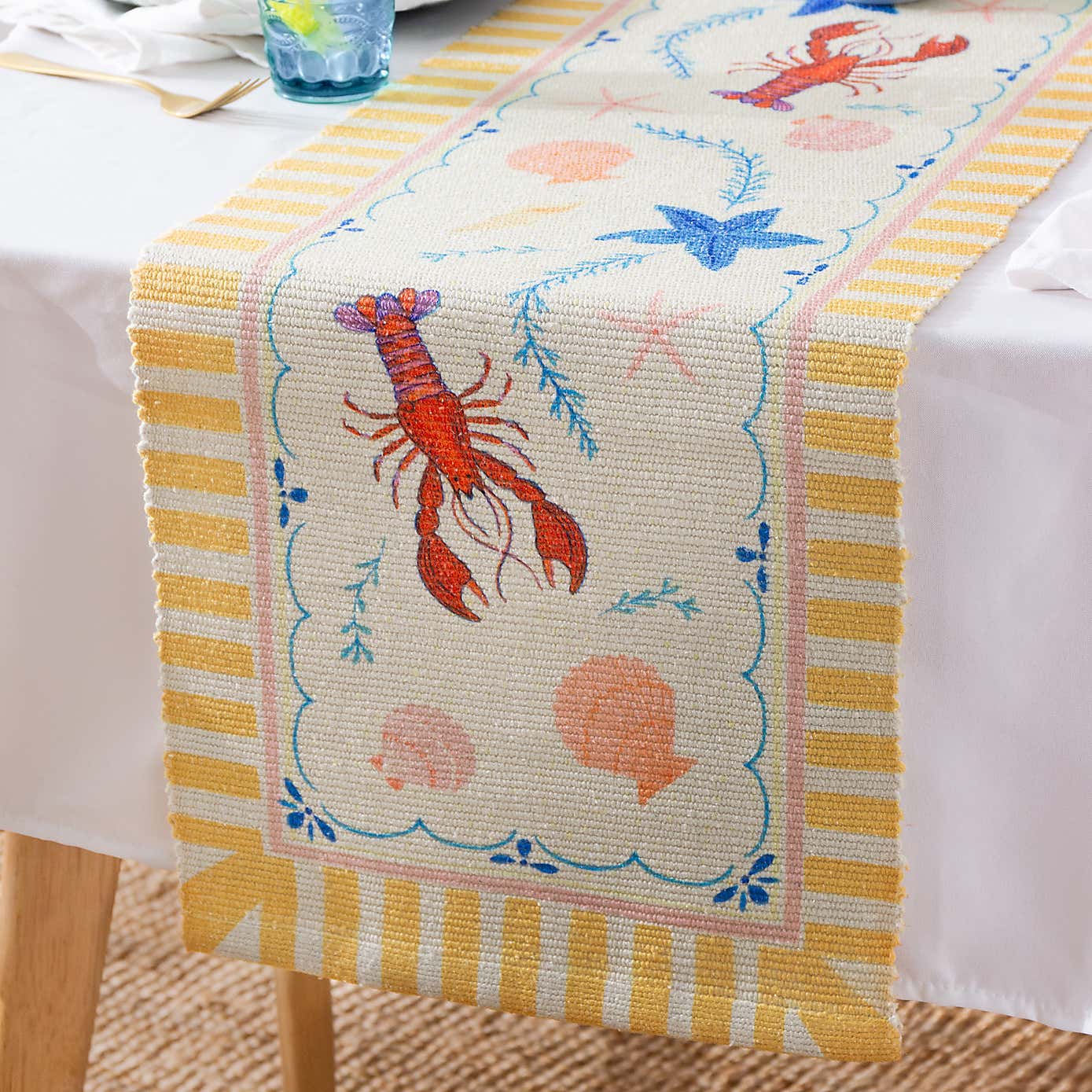 furn. Brunch Stripes Table Runner
