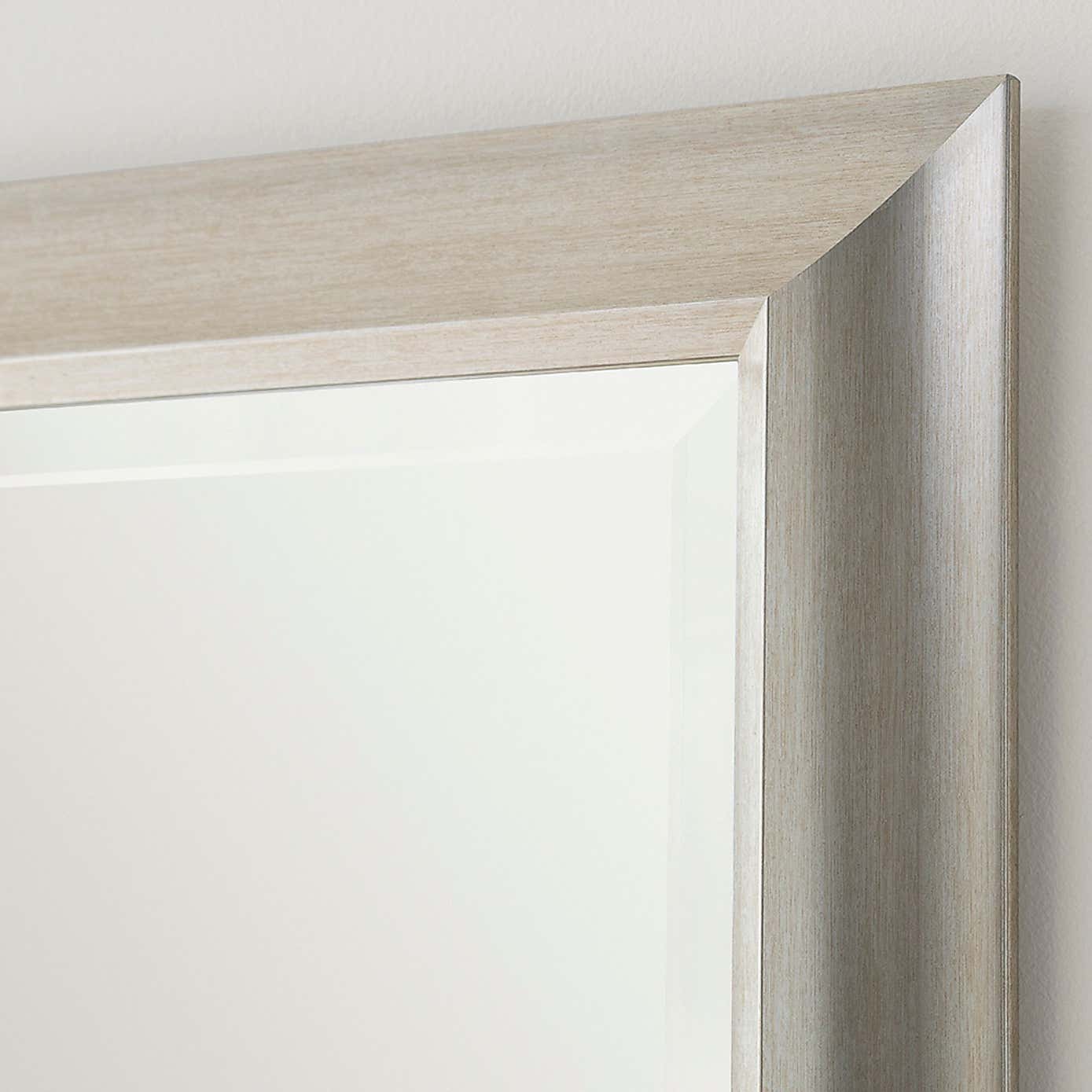 Yearn Modern Bevelled Narrow Full Length Wall Mirror