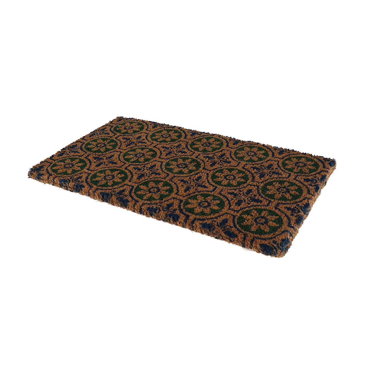 Esschert Design Coir Tiles with Circles Doormat