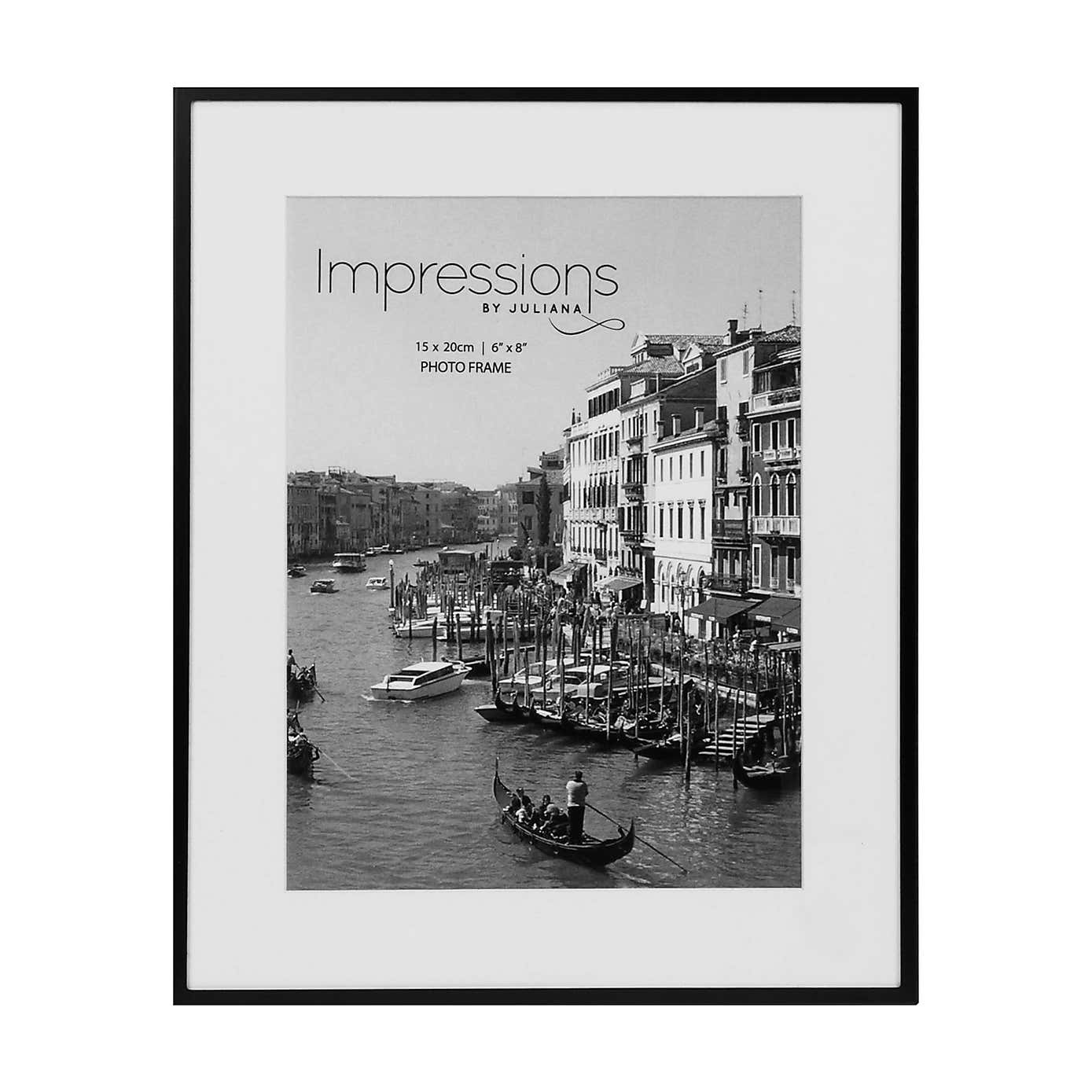Impressions Black Photo Frame