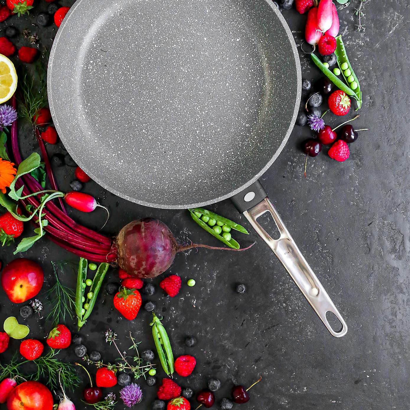 MasterClass Non-Stick Aluminium Frying Pan, 28cm