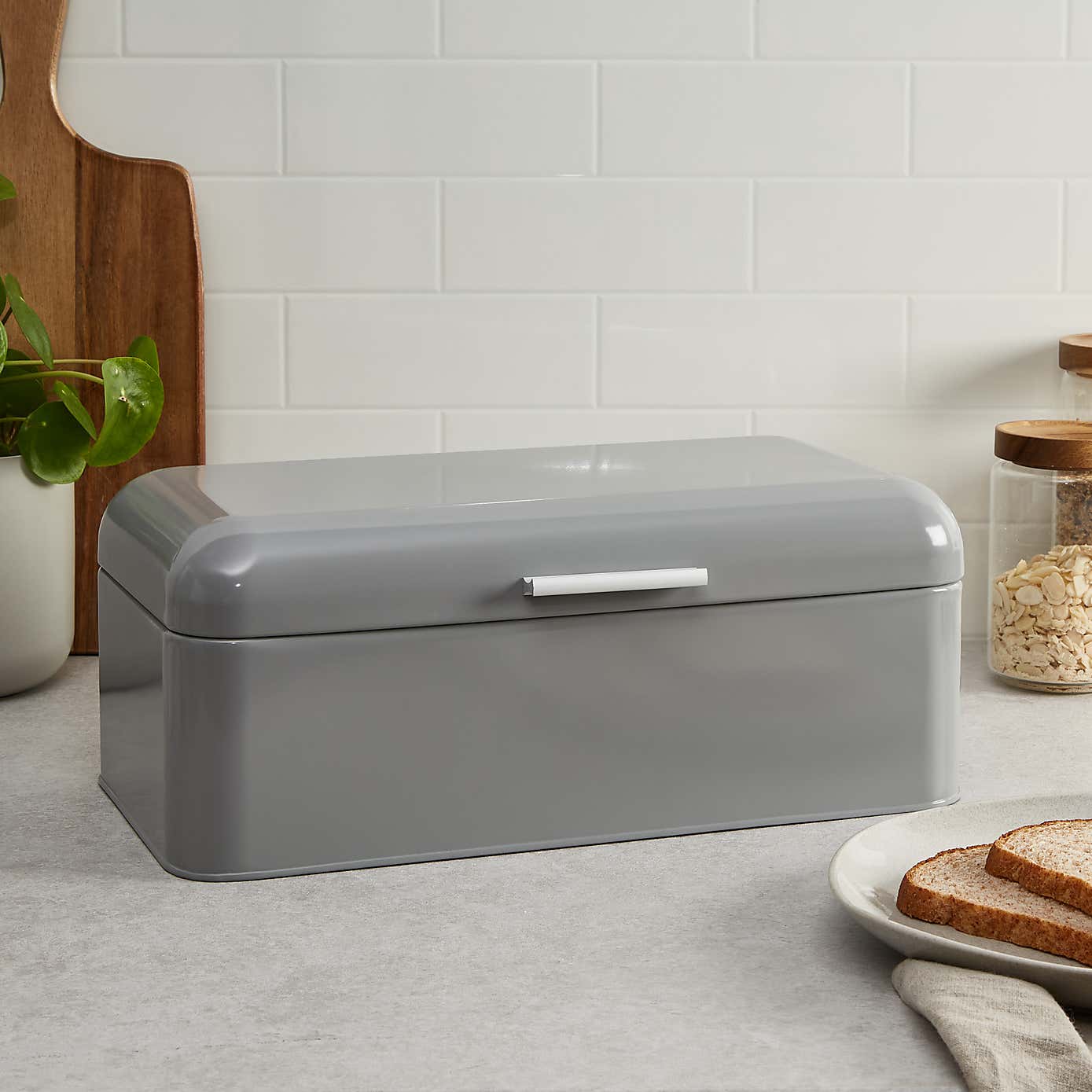 Retro Bread Bin Cream