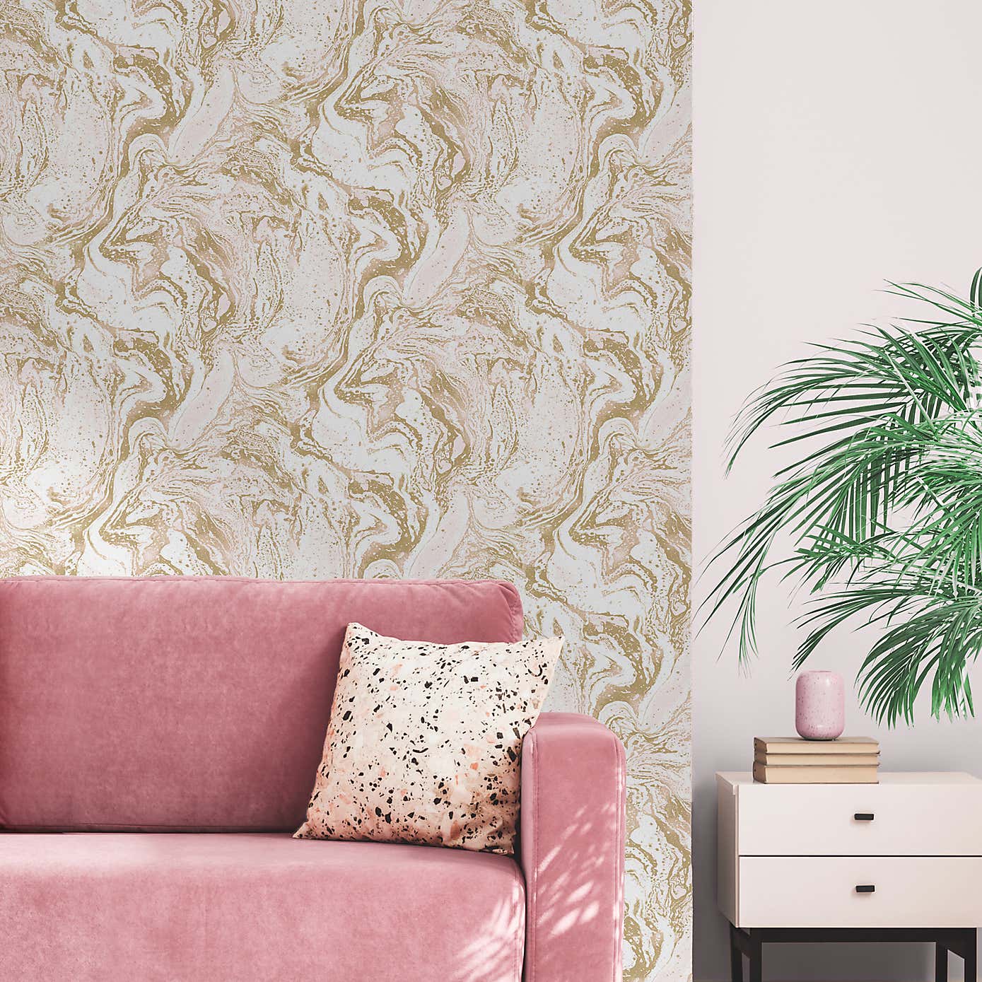Skinny Dip Marble Wallpaper