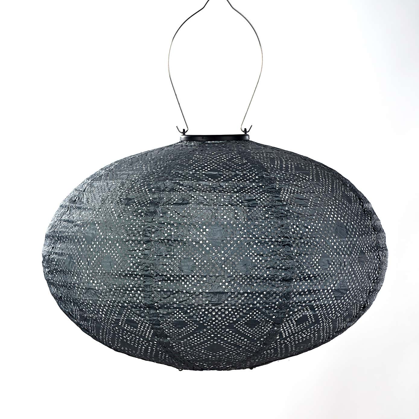 Fallen Fruits Oval Mosaic Solar Lantern