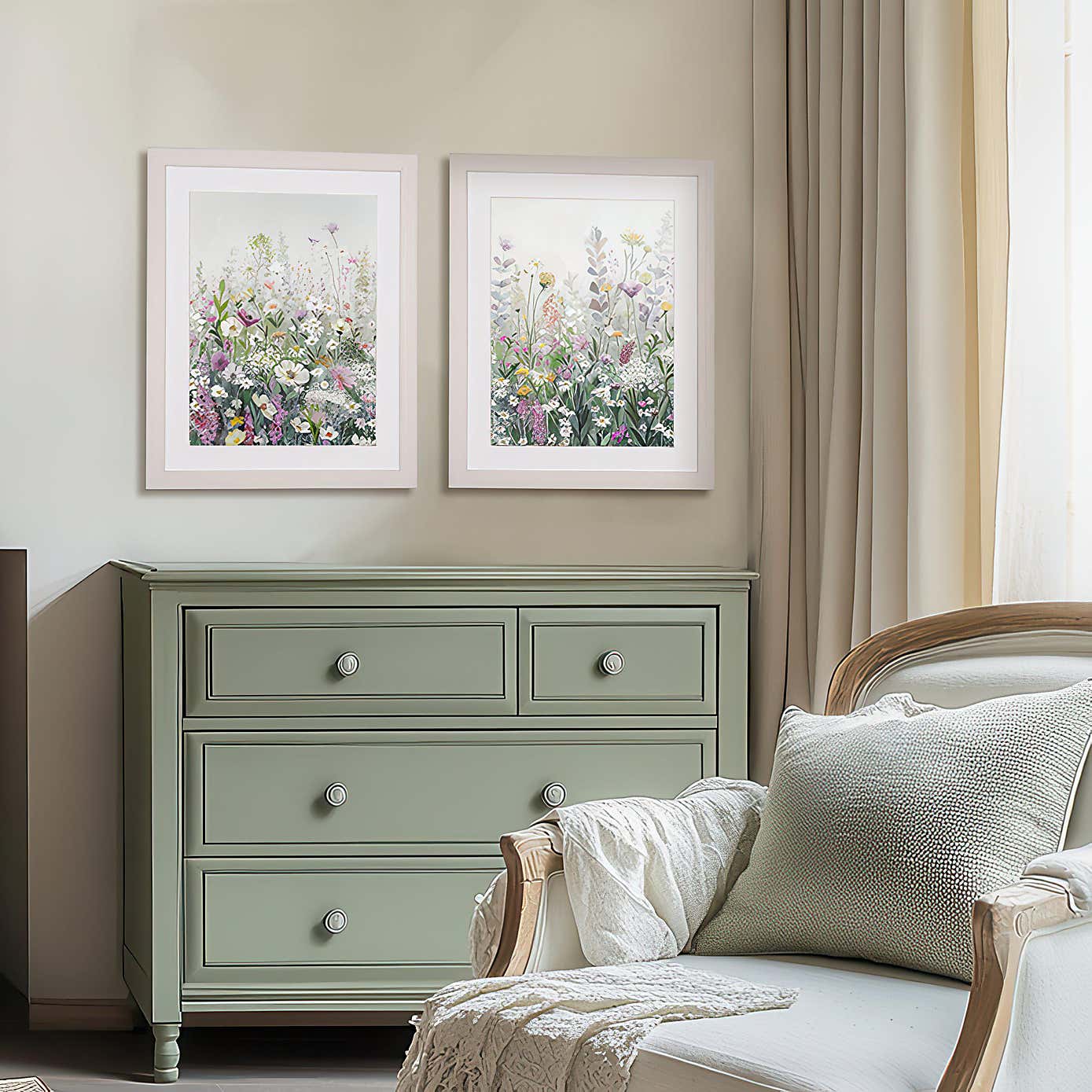 Cedar & Sage Meadow Dream Framed Print