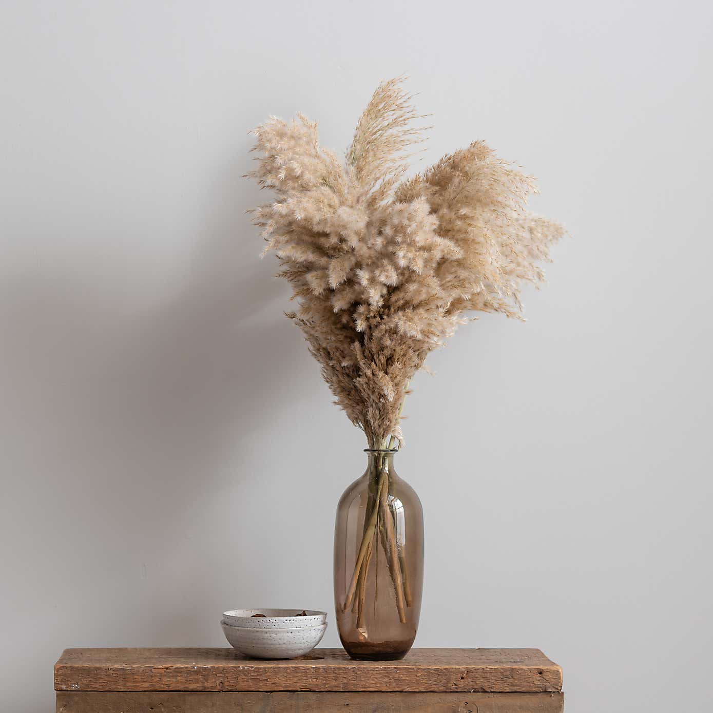 Pampas Natural Grass Bundle 75cm
