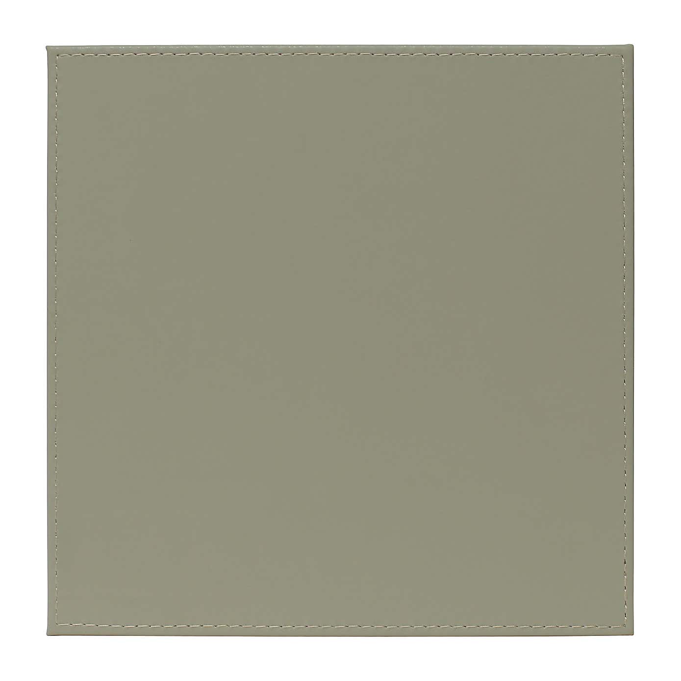Pack of 4 Reversible Sage Faux Leather Placemats