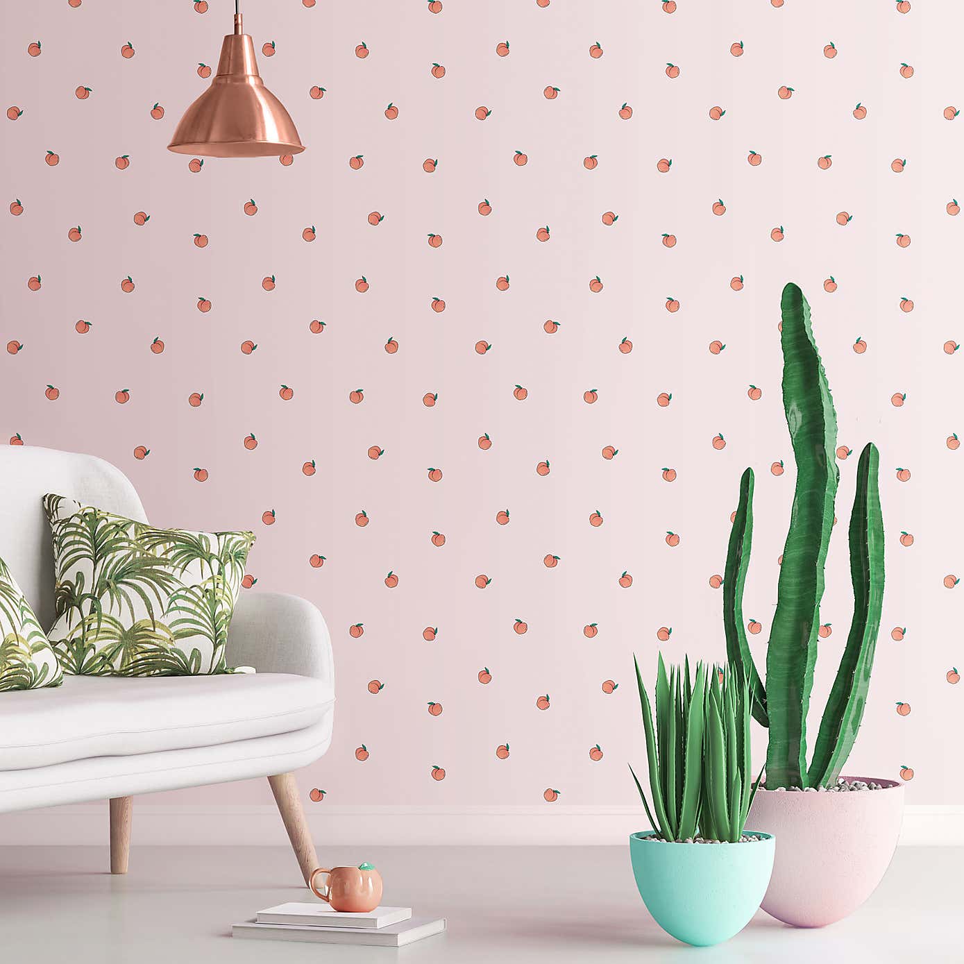 Skinny Dip Peachy Wallpaper