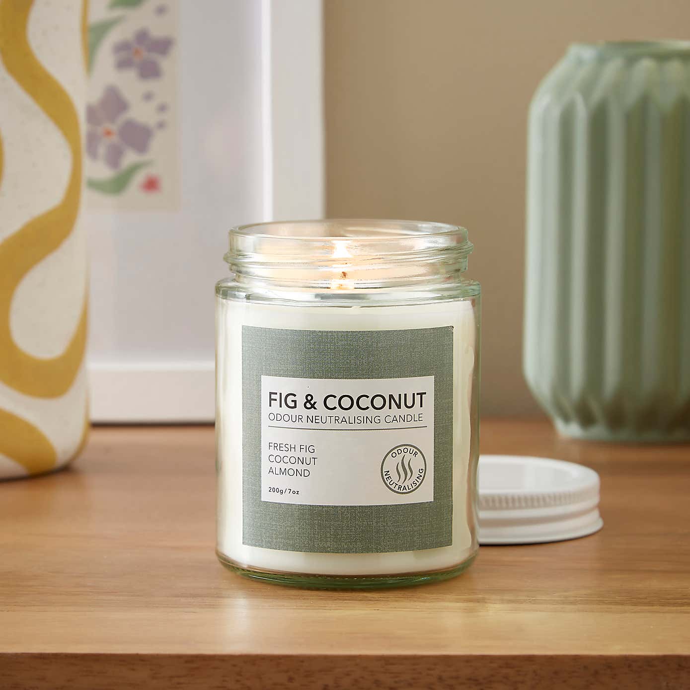 Odour Neutralising Candle Fig and Coconut