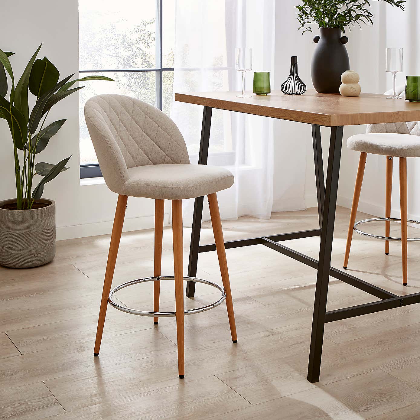 Astrid Fabric Bar Stool