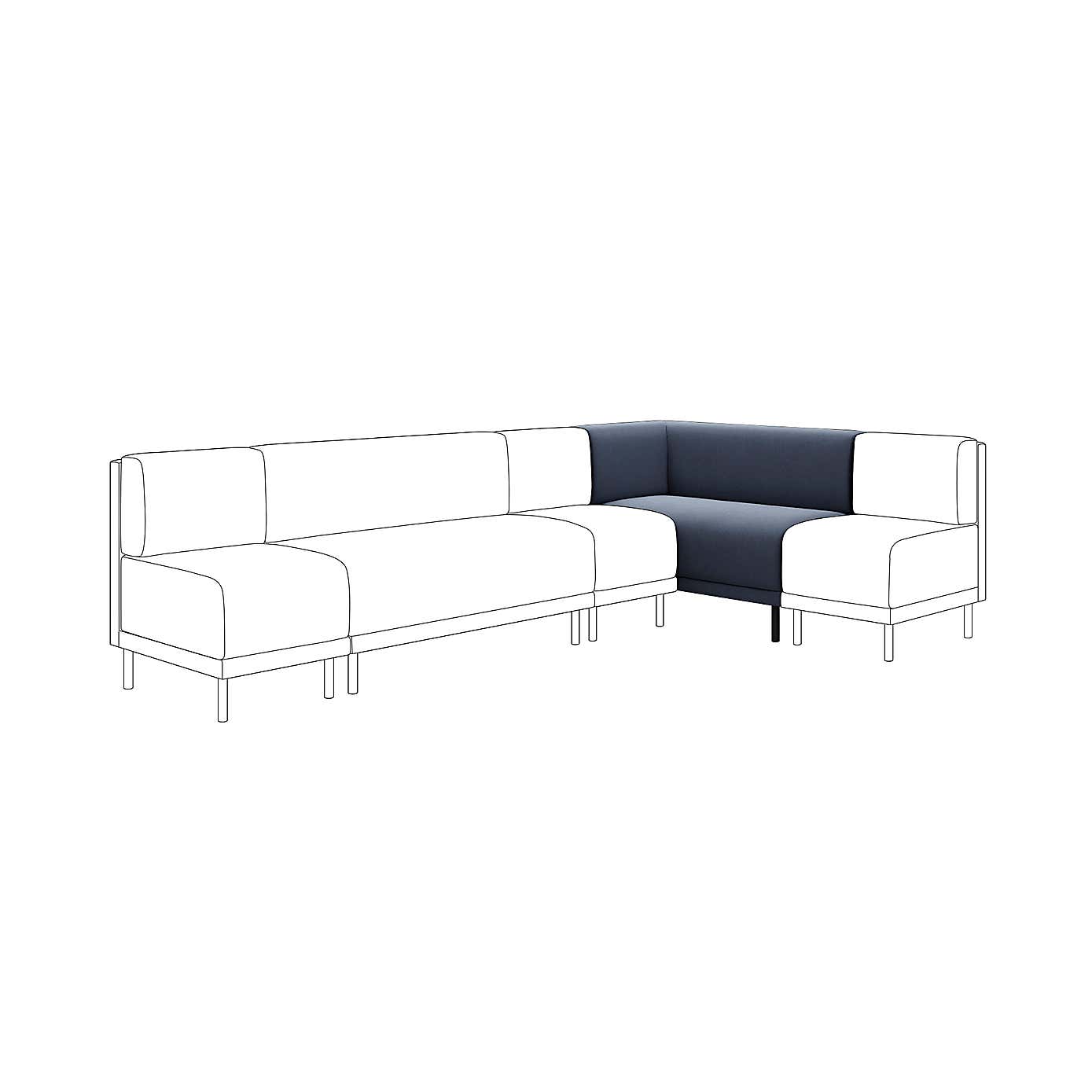 Mae Corner Dining Bench, Boucle