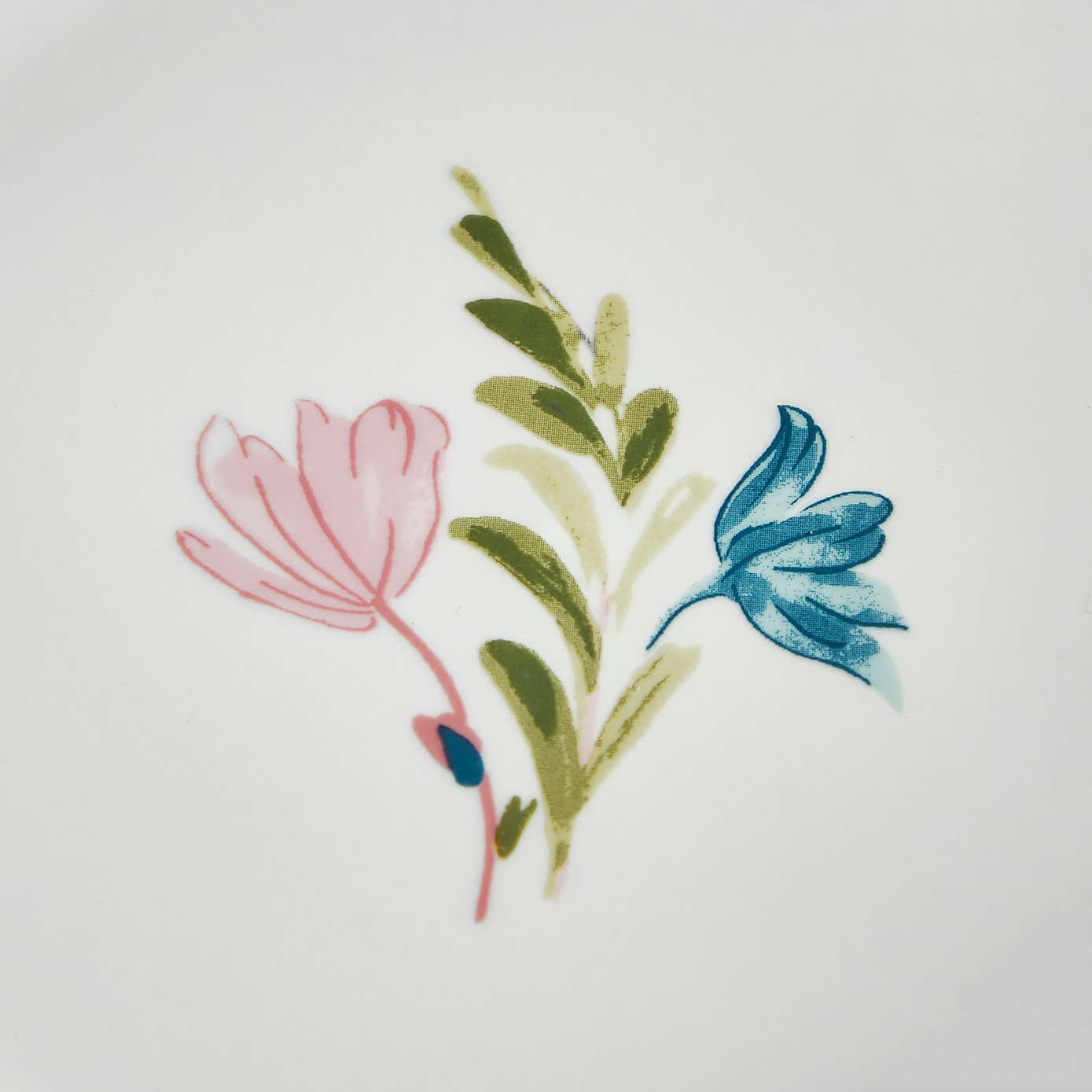 Floral Pasta Bowl