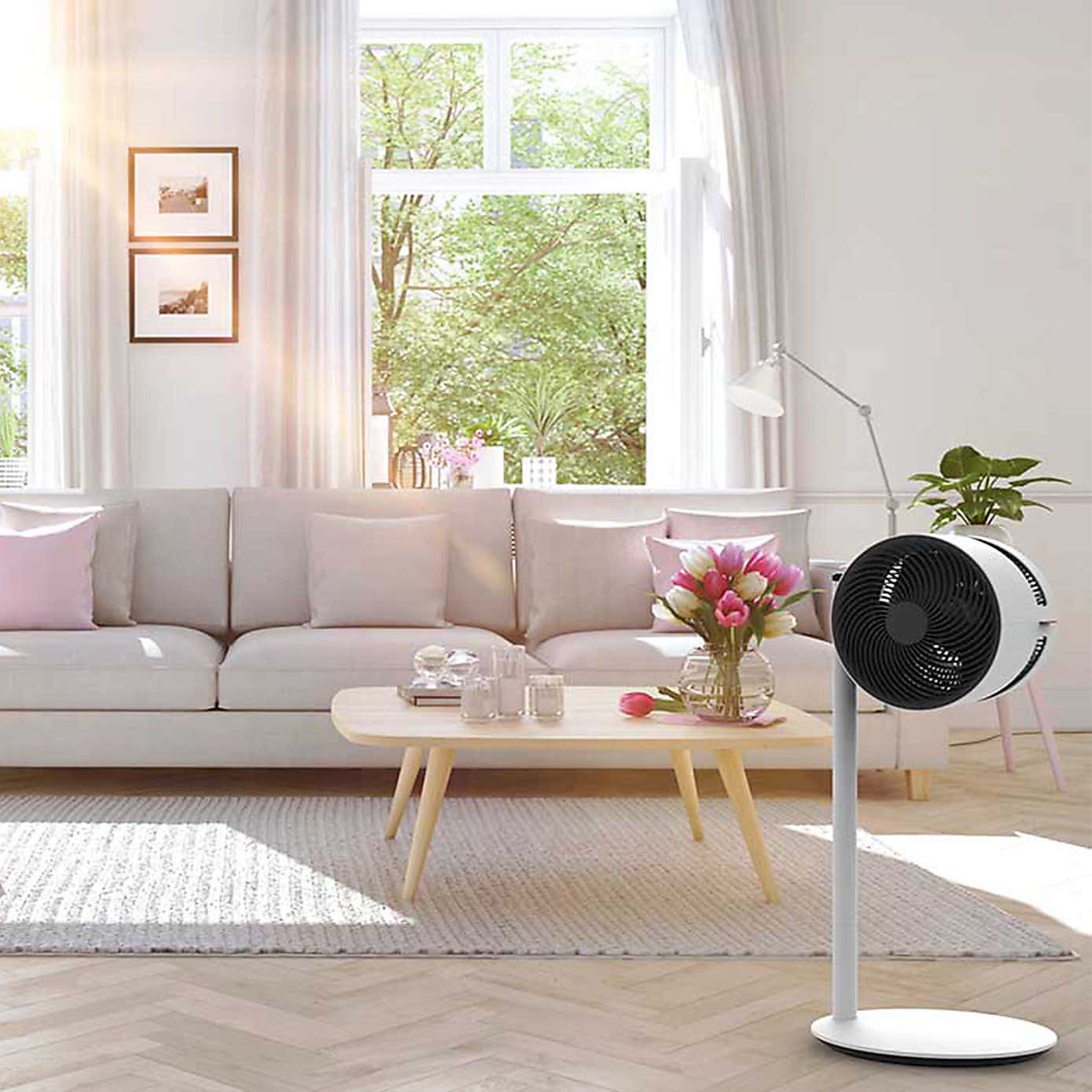 Air Shower Floor Fan