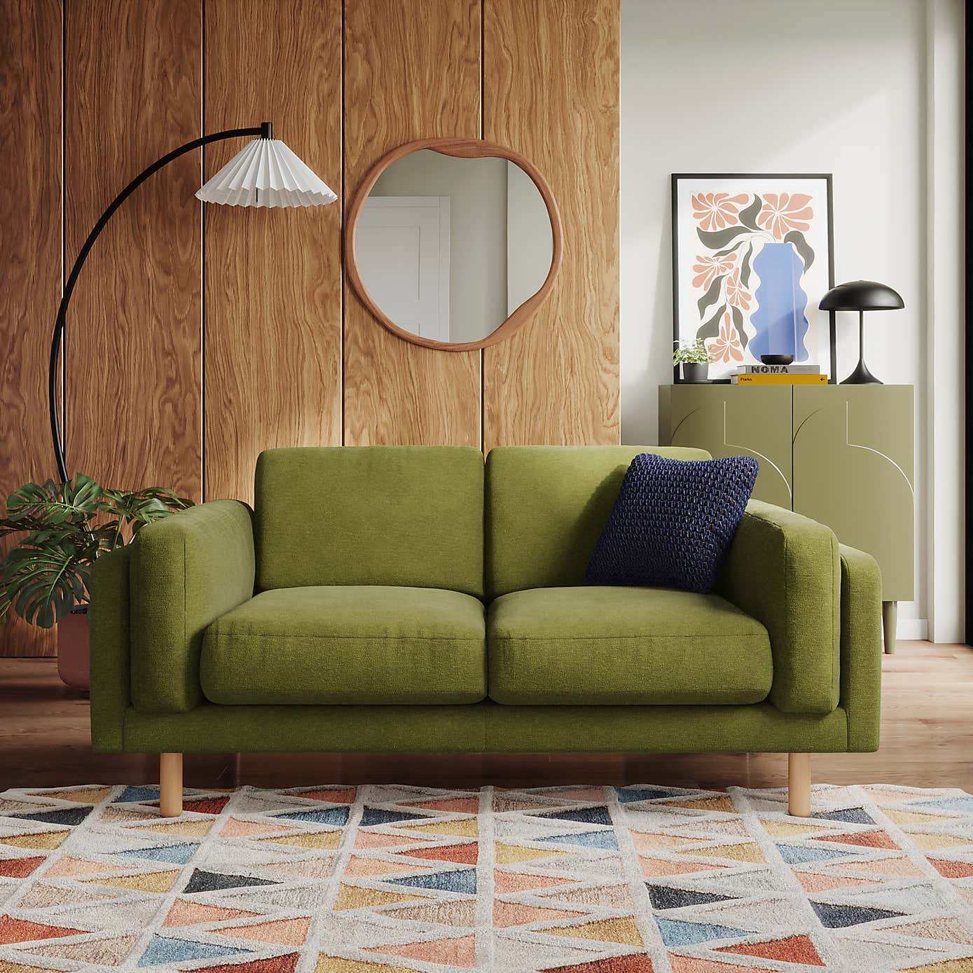Newton Luxe Chenille 2 Seater Sofa