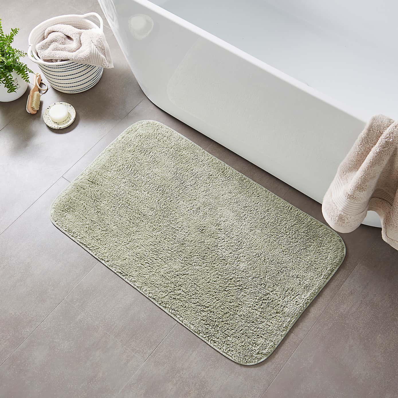 Cotton Anti-Slip Bath Mat