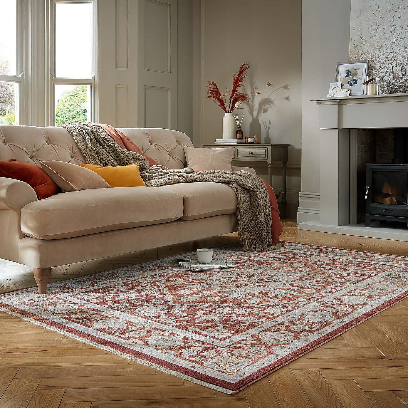 Soraya Blue Traditional Rug