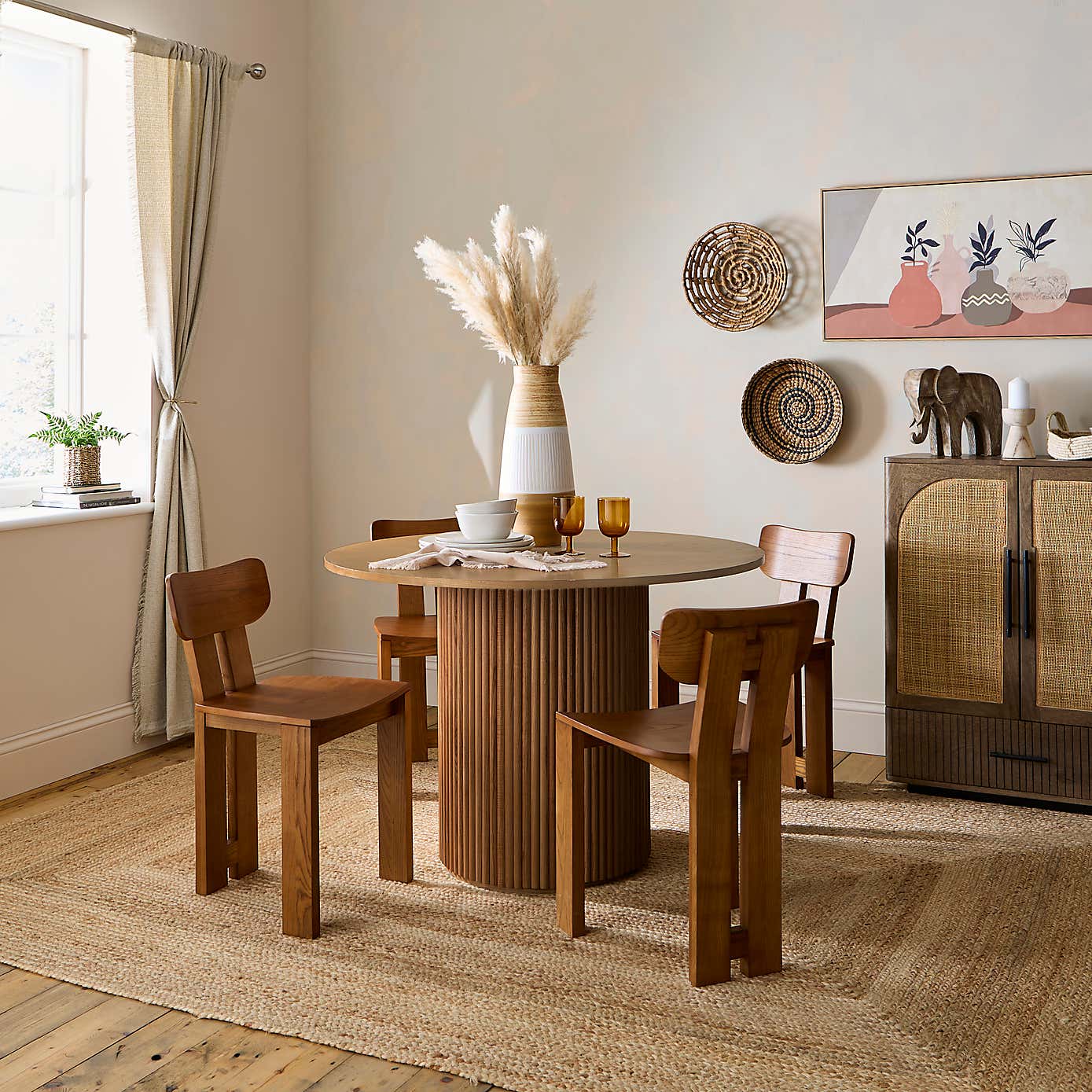 Cairo Stained Ash Dining Chair