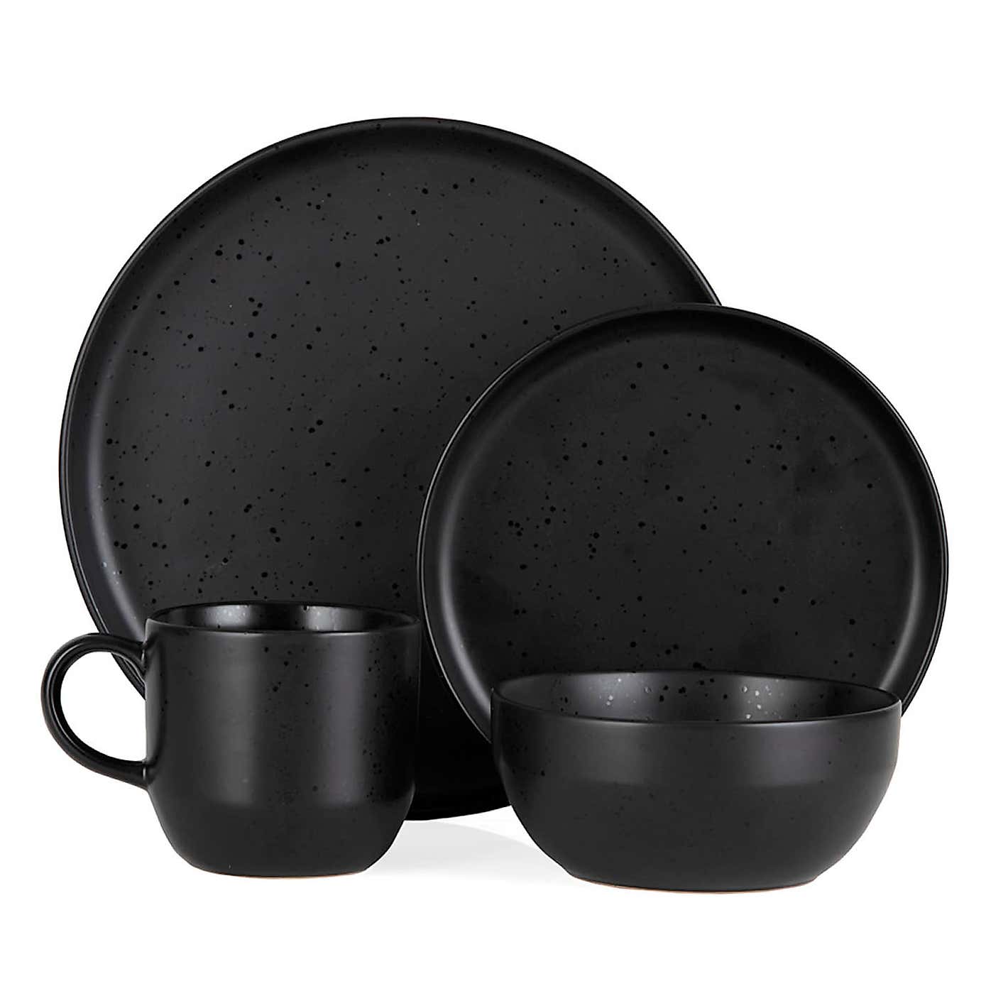Barbary & Oak Luna Stoneware 16 Piece Dinner Set