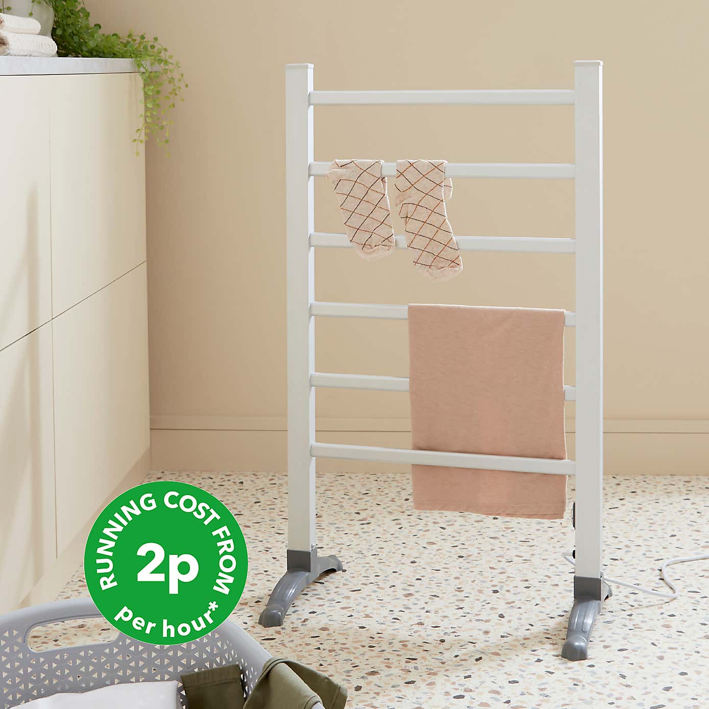Heated Ladder Airer