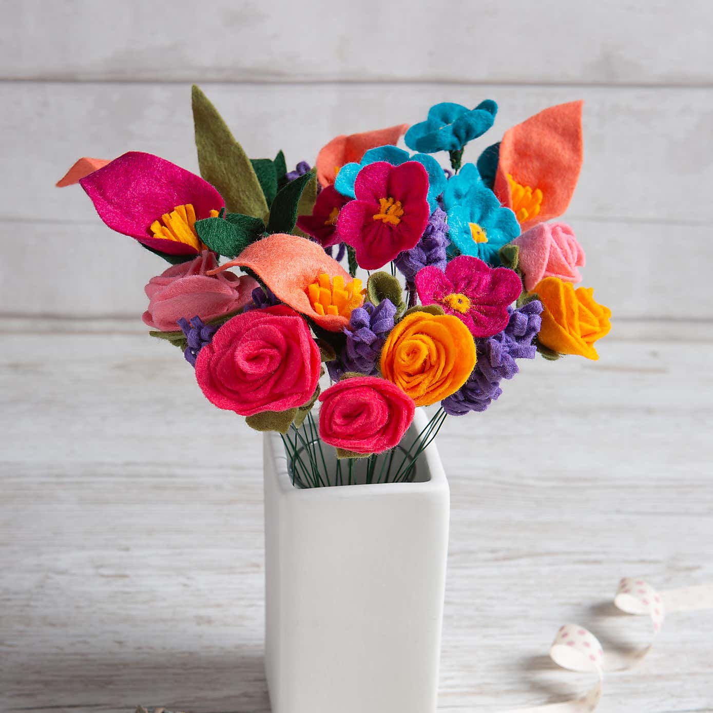 Wool Couture A Bouquet of Flowers