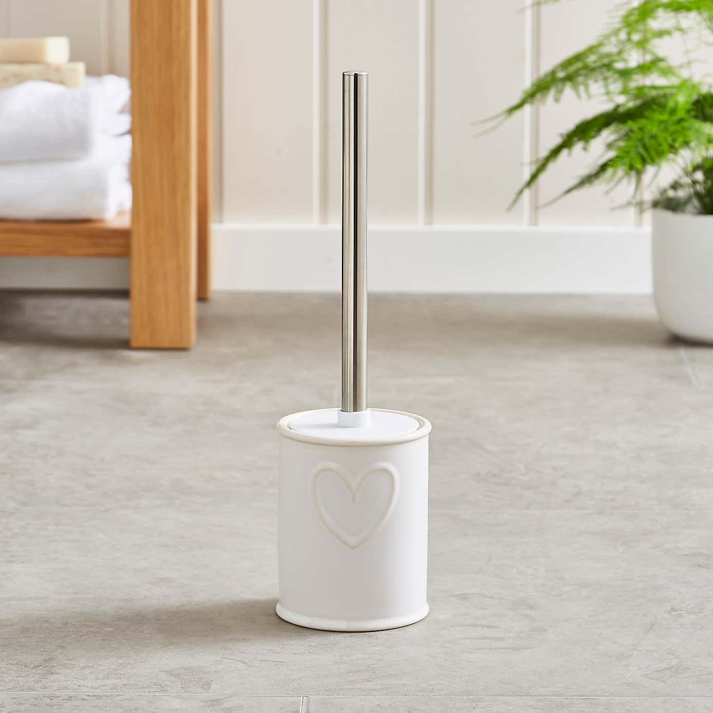 Country Hearts Toilet Brush