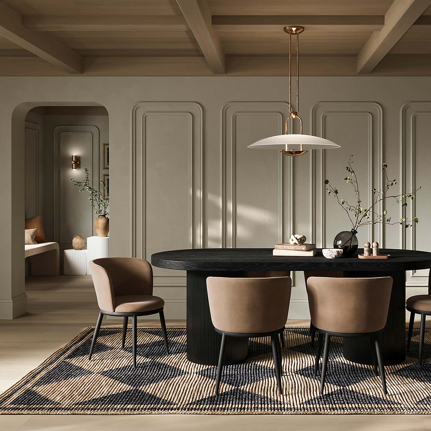 Nova Velvet Set of 2 Dining Chairs