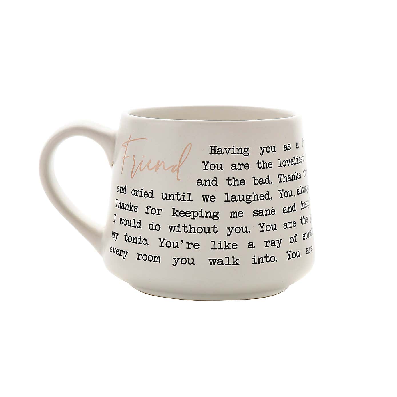 Moments Friend Stoneware Mug