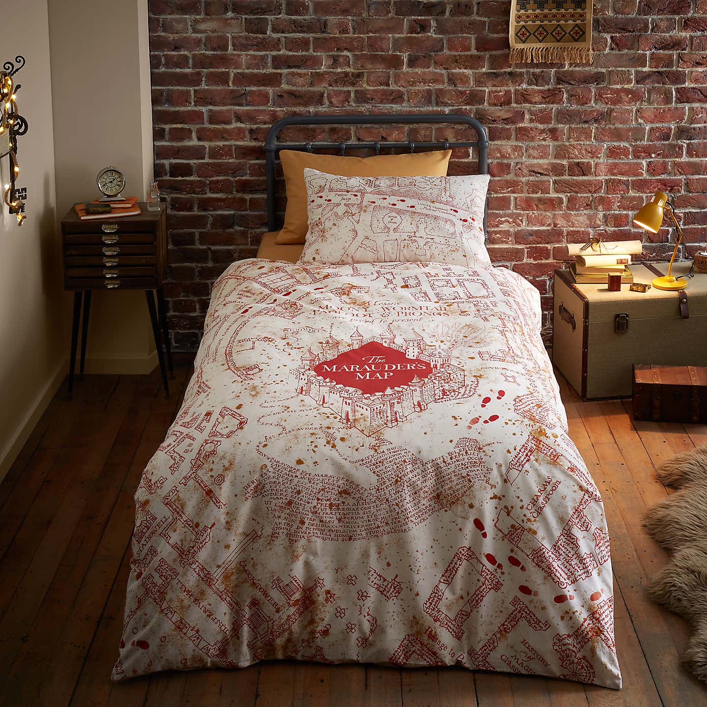 Harry Potter Maruders Map Duvet Cover and Pillowcase Set