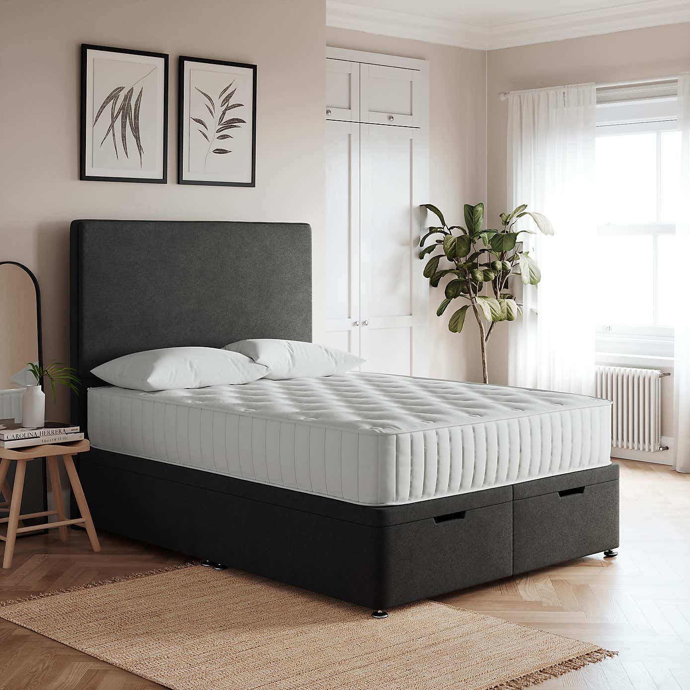 End Tweed Ottoman Base