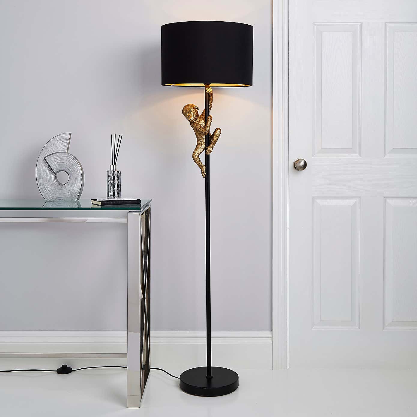 Odisha Monkey Floor Lamp