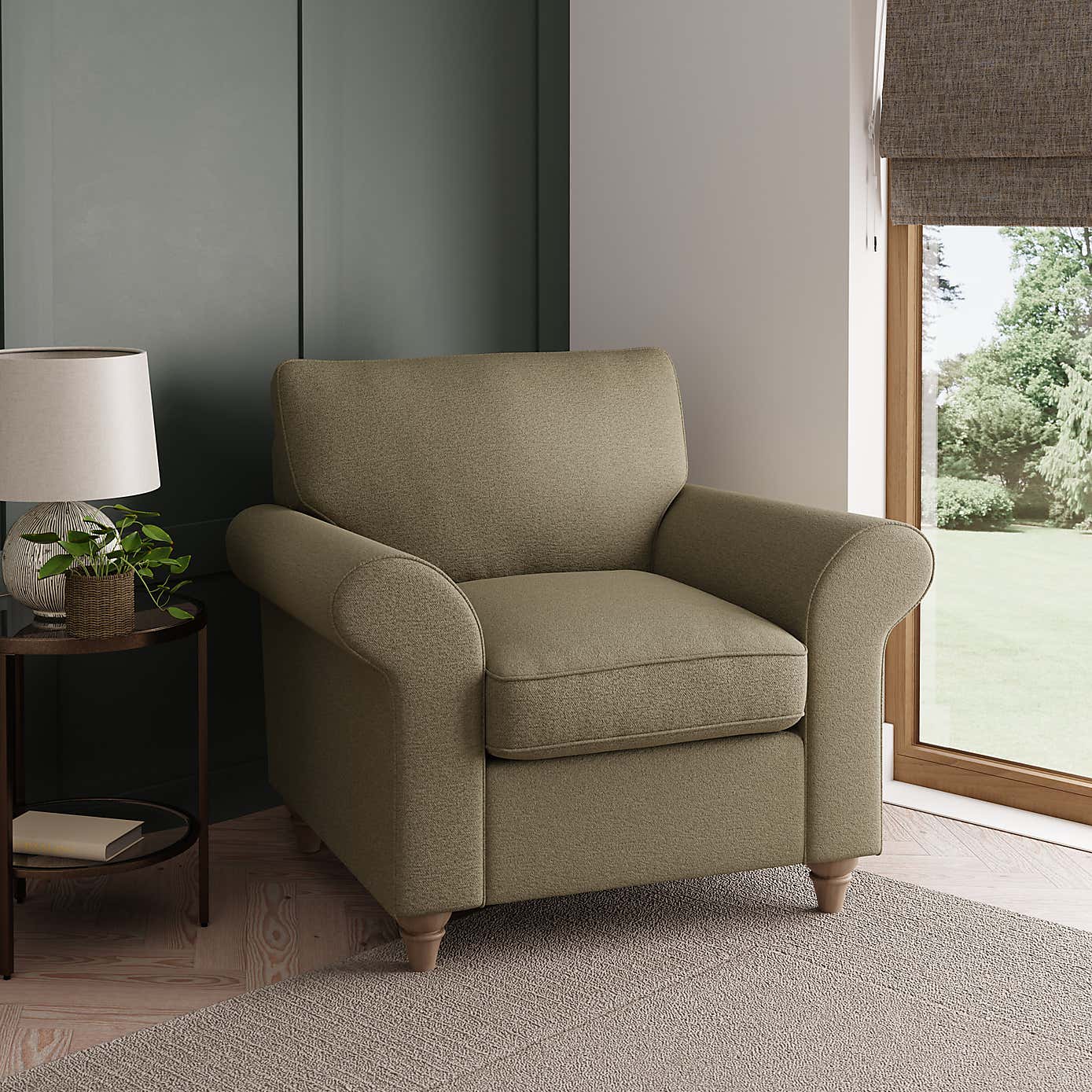 Rosa Fabric Armchair