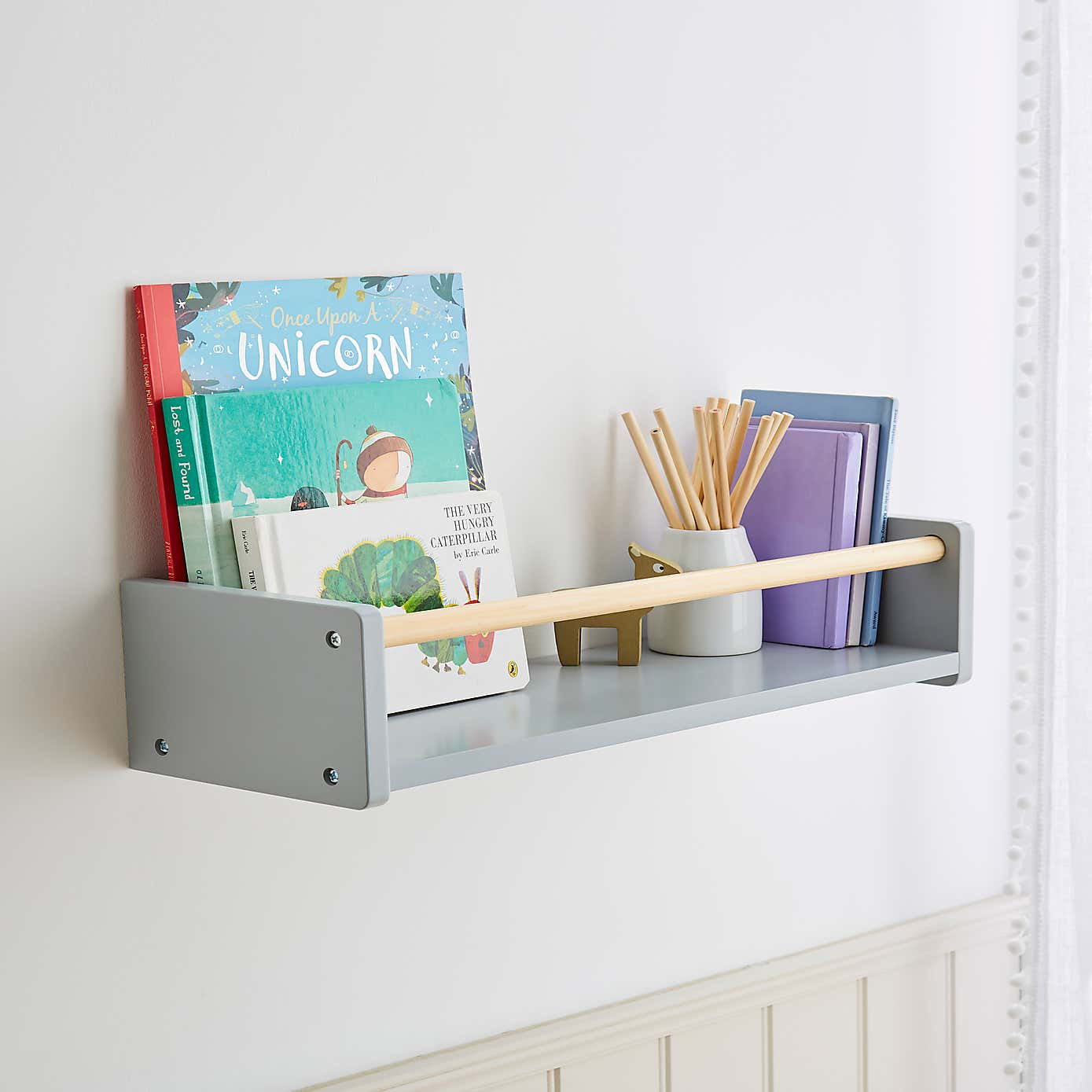 Kids Wall Bookshelf 50cm