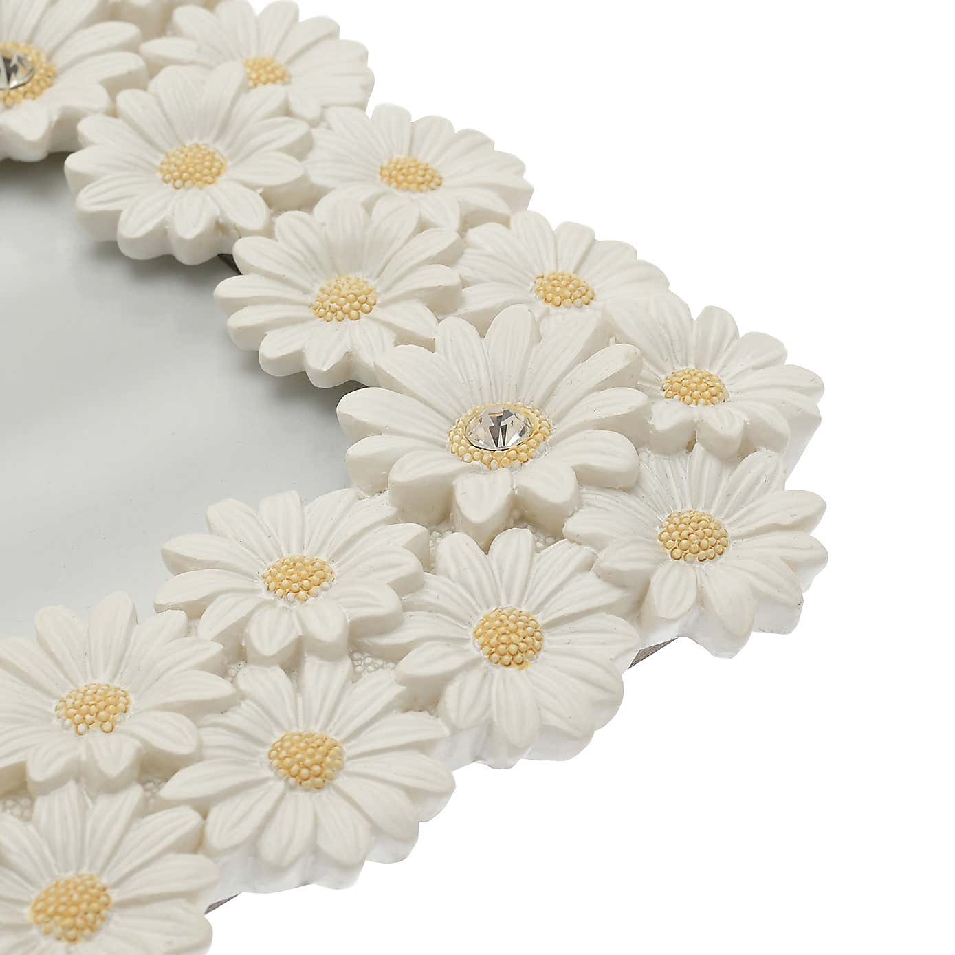 Impressions White Daisy Photo Frame