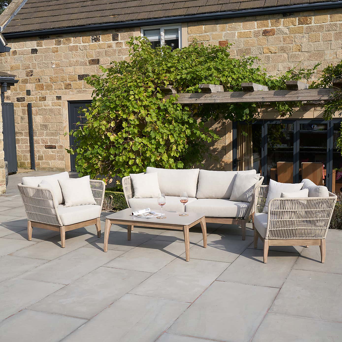 Pacific Lifestyle Moeven Outdoor Seating Set