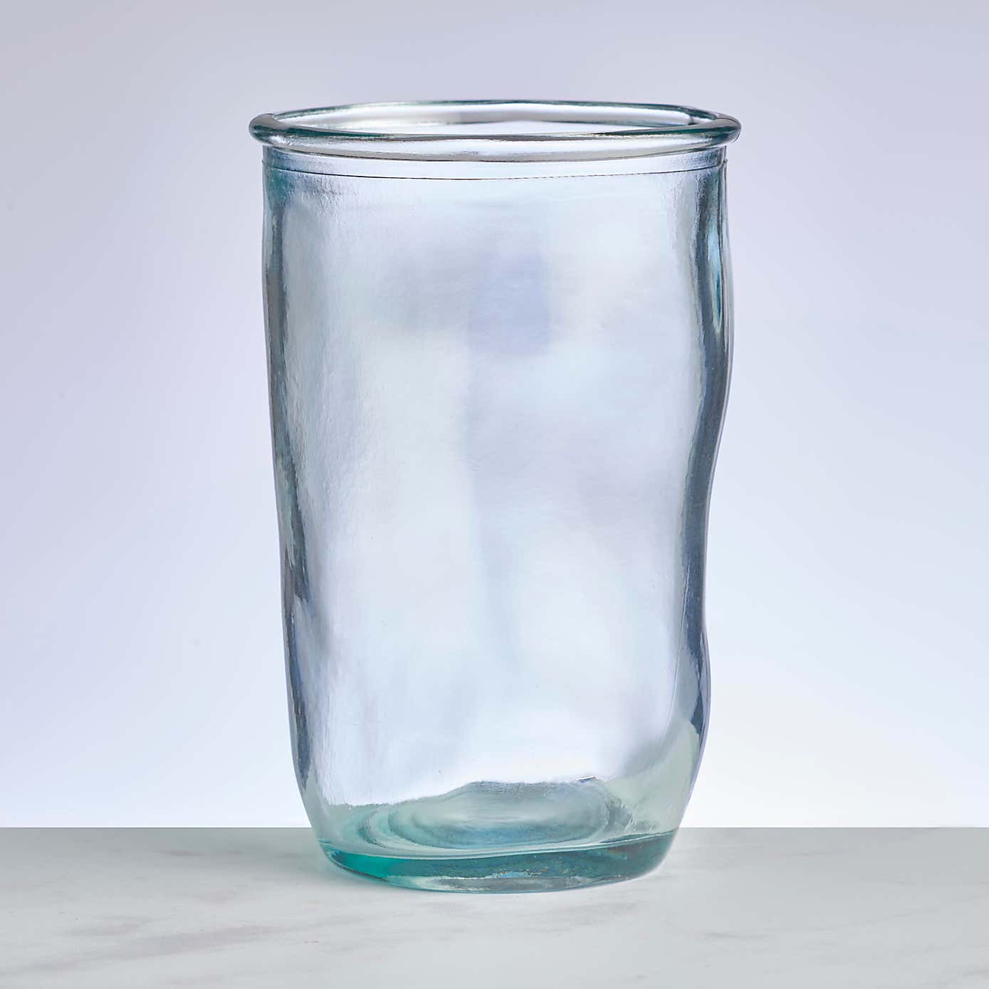 Recycled Glass Organic Shape Hi Ball
