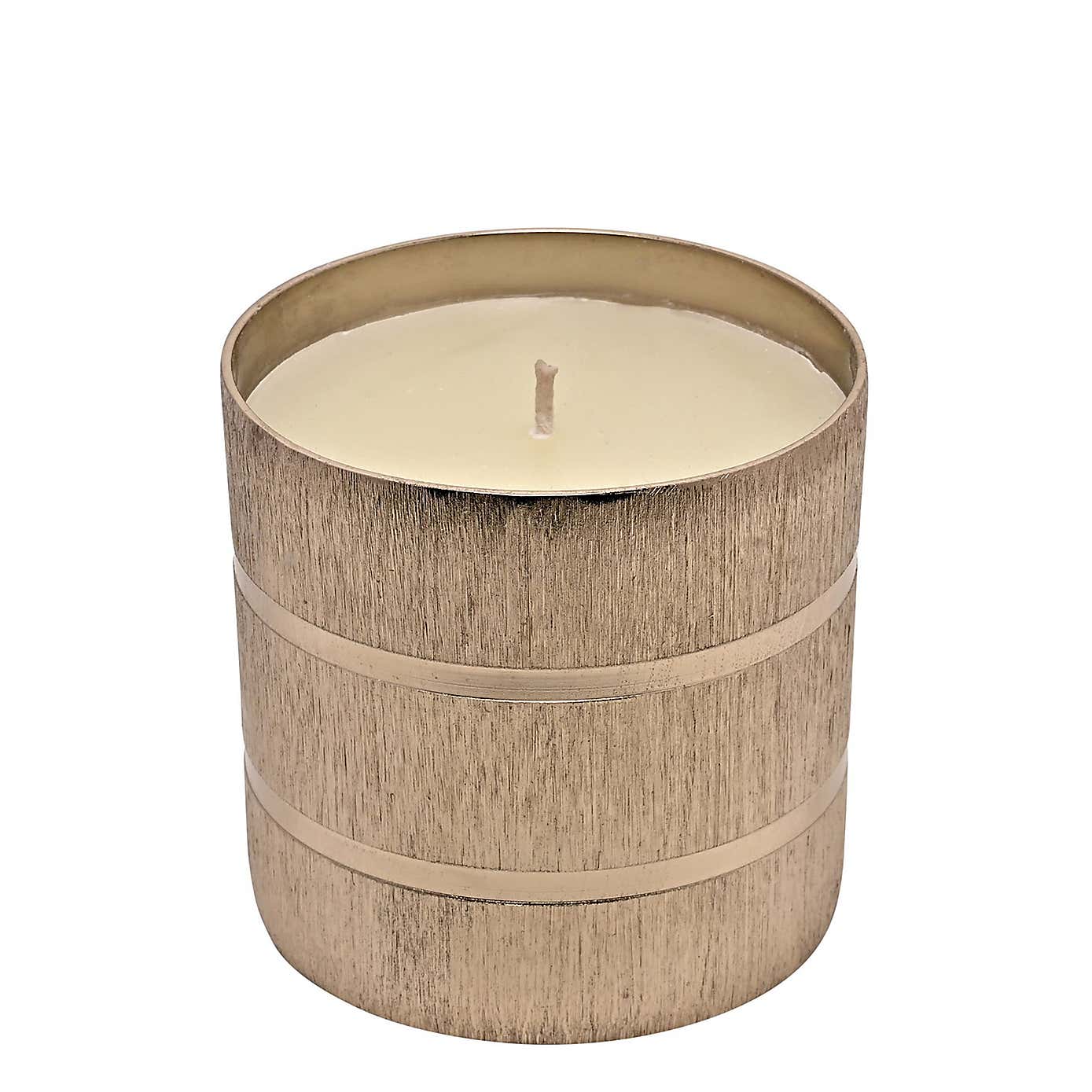 Hestia Gold Candle In a Metal Jar