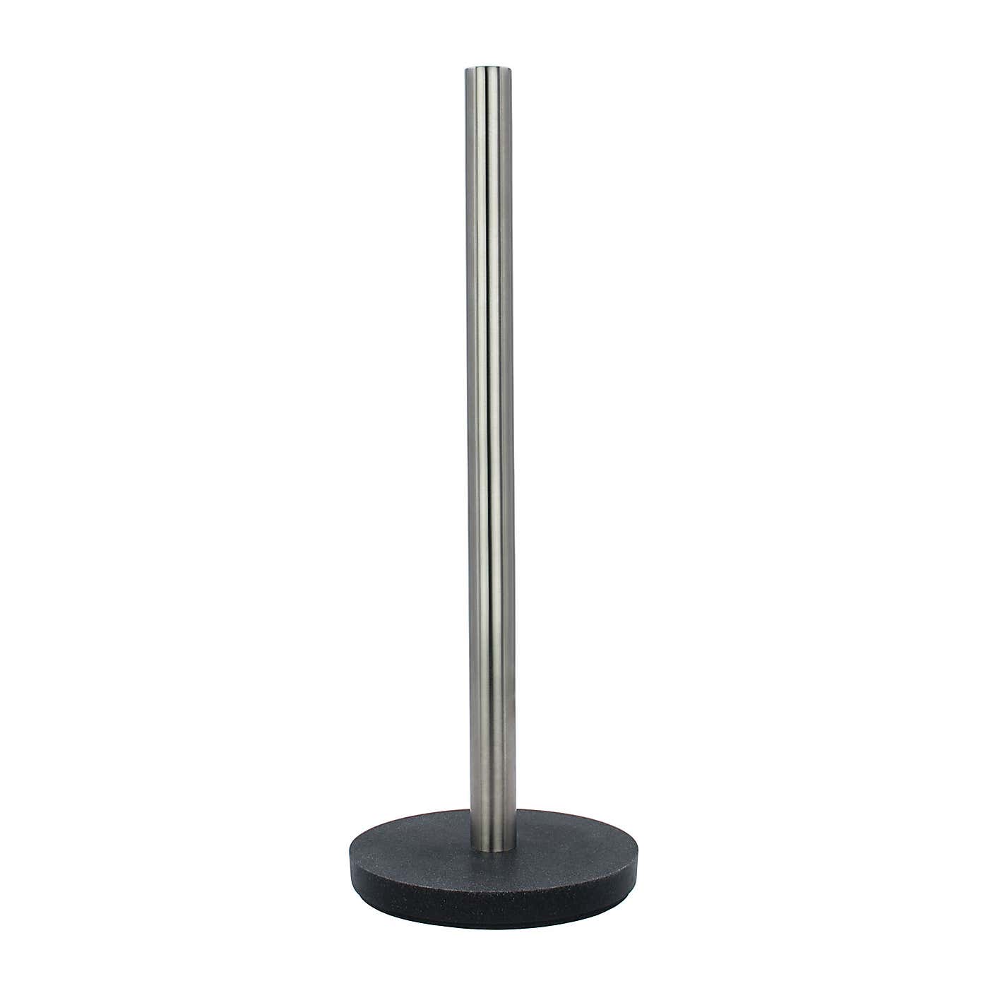 Grey Resin Toilet Roll Holder