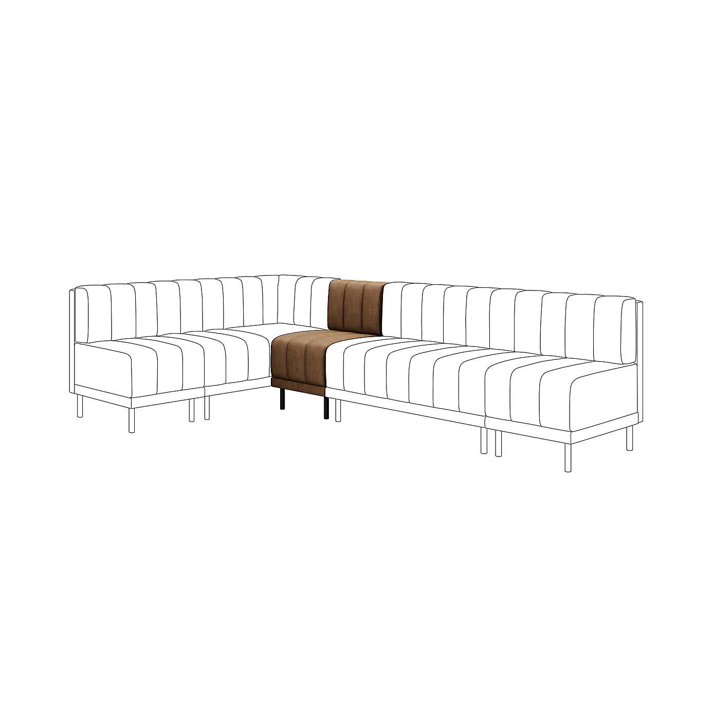 Amali Small Dining Bench, Faux Leather