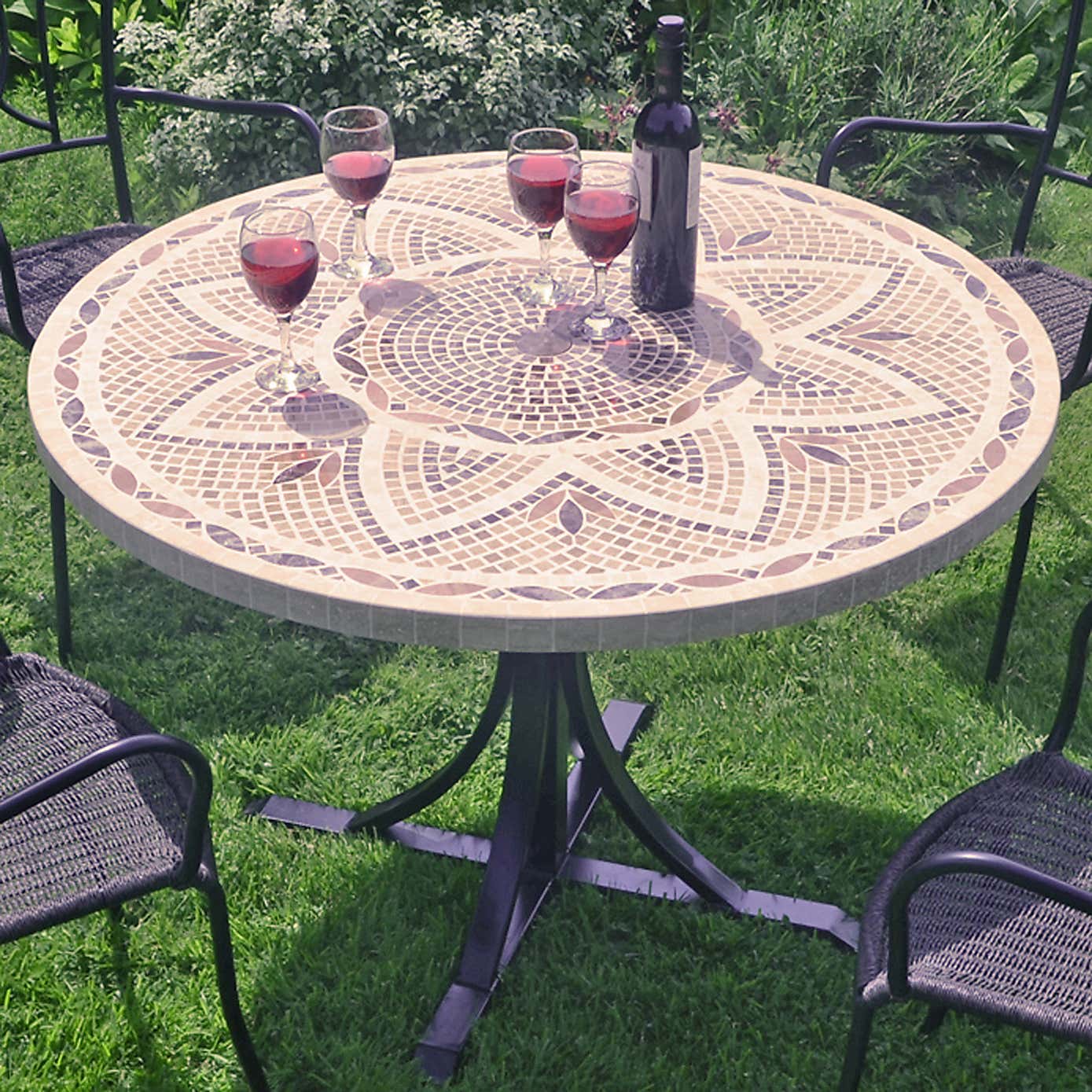 Montpellier 4 Seater Dining Set with Ascot Chairs