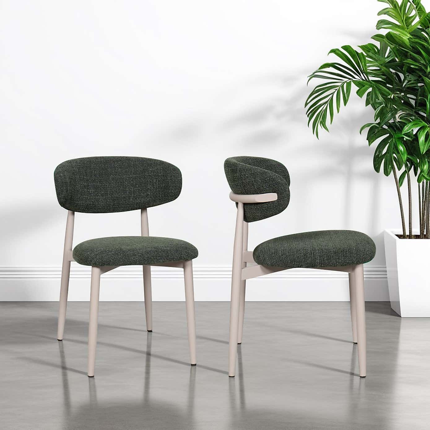Indus Valley Set of 2 Cleo Dining Chairs