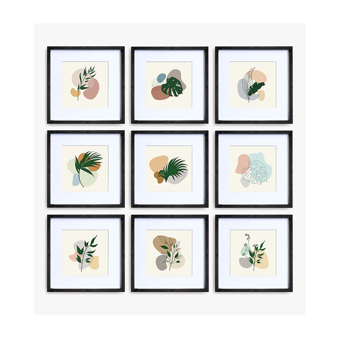Nielsen Set of 9 Wooden Picture Frames
